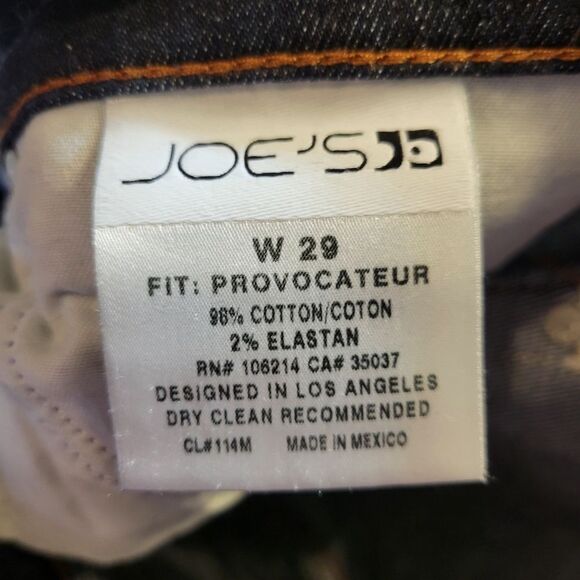 Joe's Jeans Provocateur Ryder Wash Bootcut Jeans 32" Inseam Women's Size W29 - Picture 6 of 11